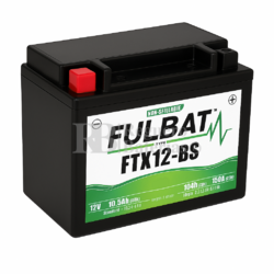 Bater�a AGM Moto FQS FTX12-BS | 12V 10,5A EN180A